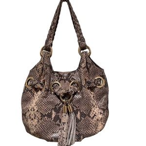 Michael kors snake leather purse